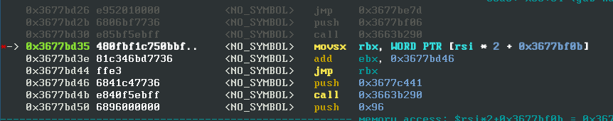 Buggy switch statement