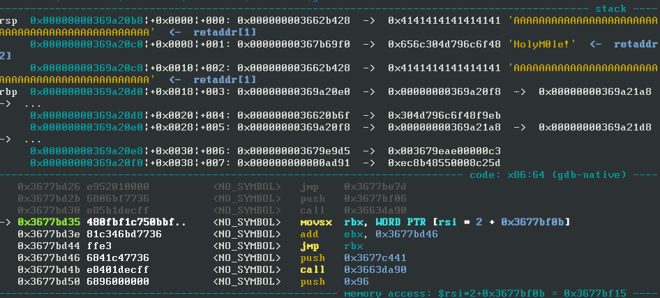 Buggy switch statement